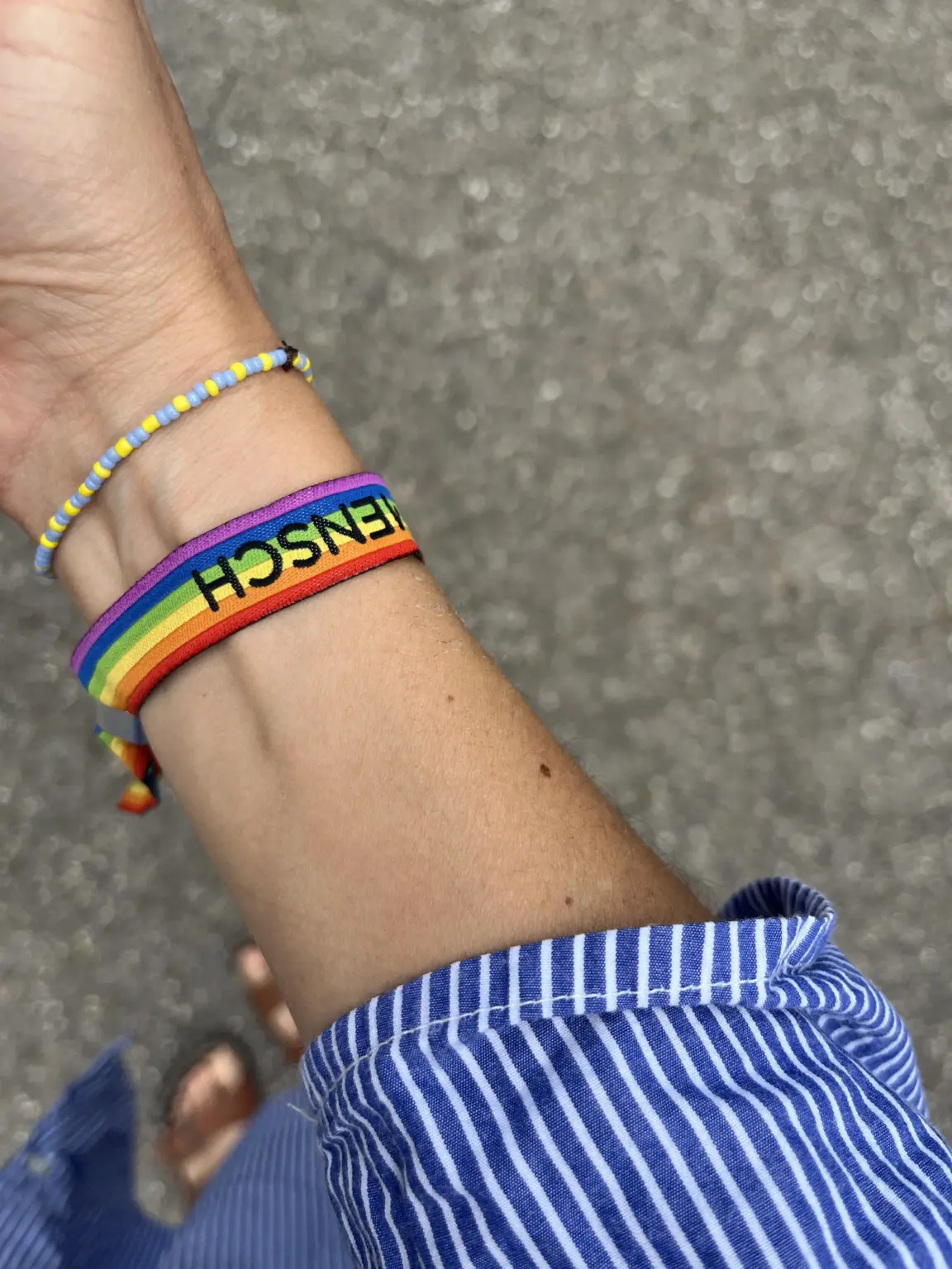 100 Prozent Mensch Armband